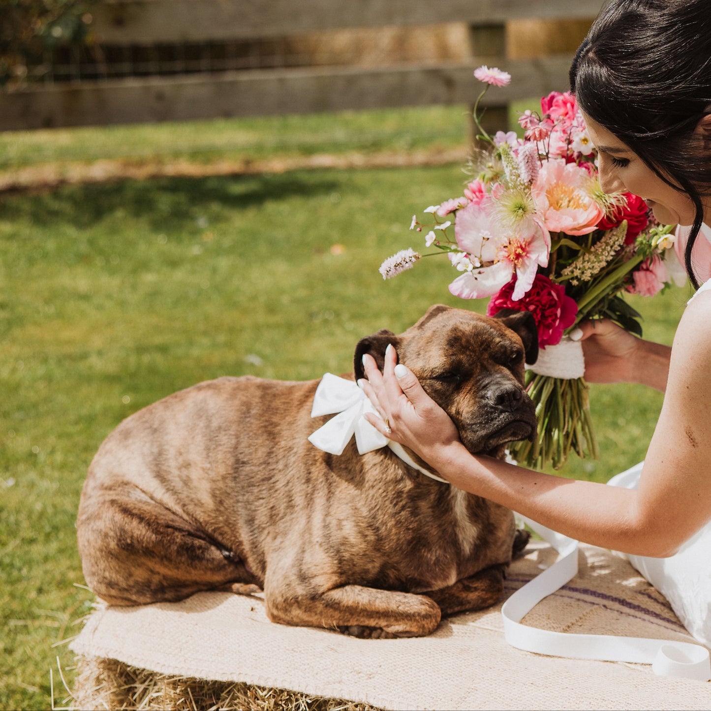 Wedding Set - White Bow